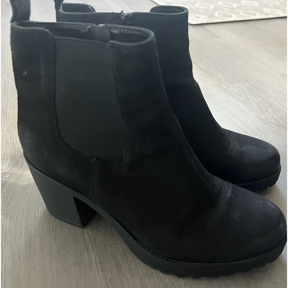 Vagabond Grace Chunky Block Heel Leather Chelsea Boots Women’s 39 8.5 EUC - Picture 4 of 13